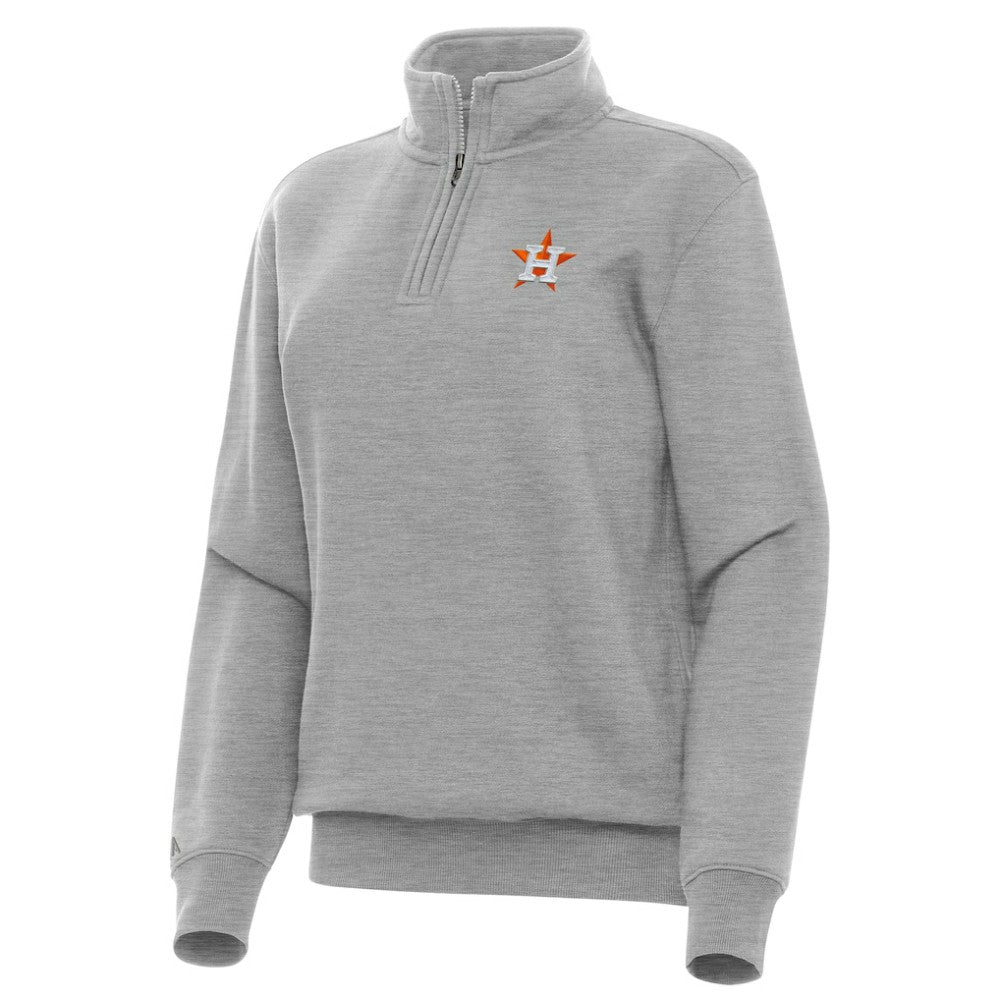 MLB Houston Astros Antigua Women's Victory Quarter-Zip Sweatshirt