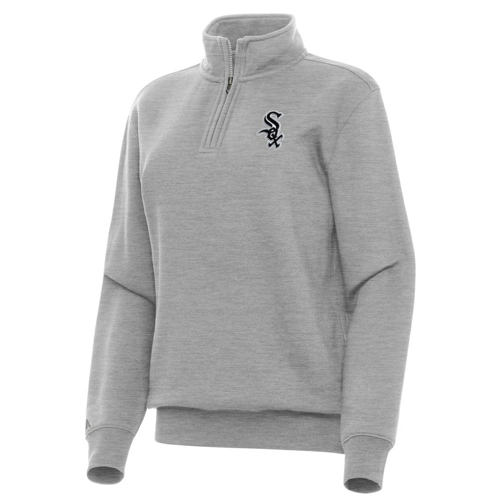 MLB Chicago White Sox Antigua Women's Victory Quarter-Zip Sweatshirt