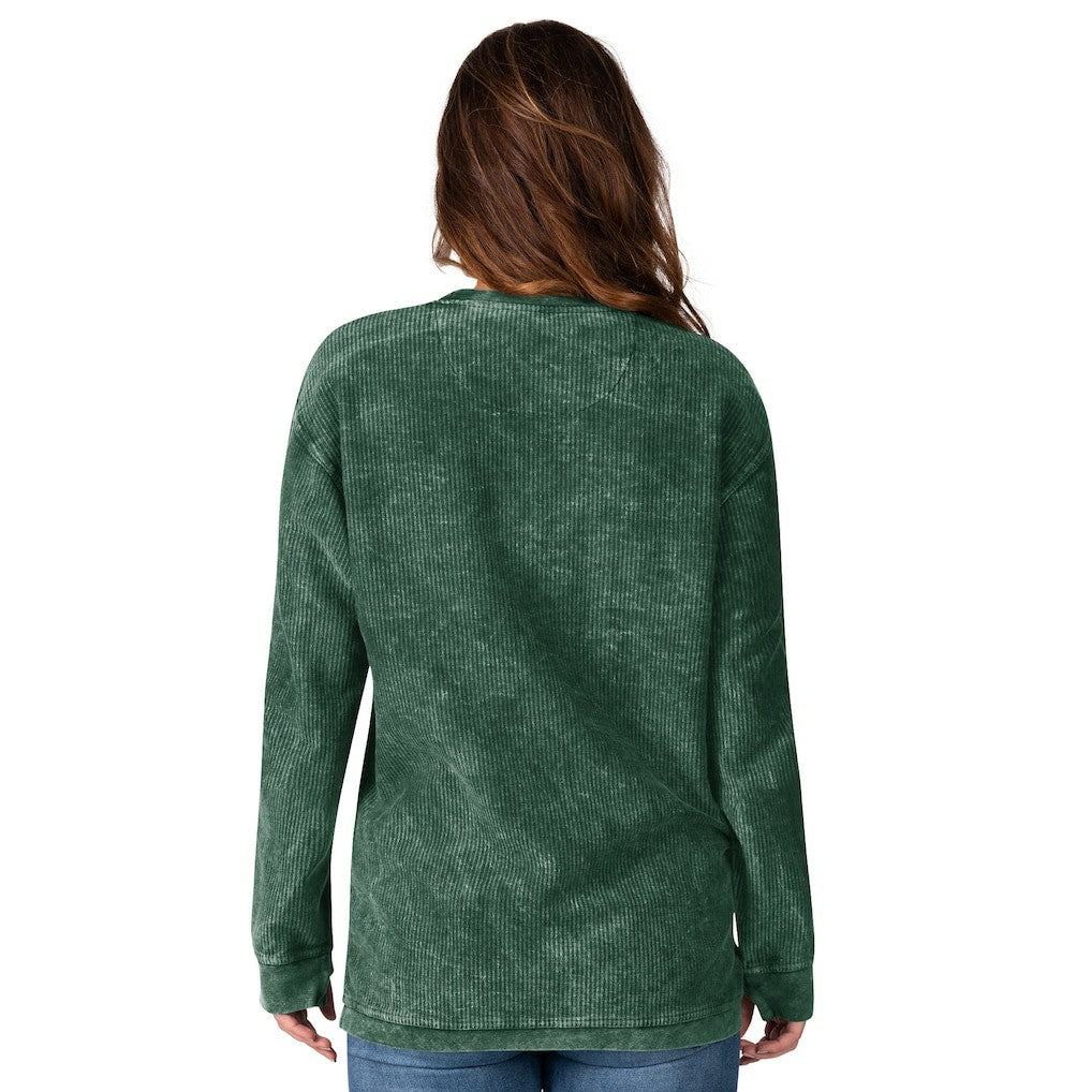 G-III 4Her by Carl Banks Women's Comfy Cord Pullover Sweatshirt - New York Jets