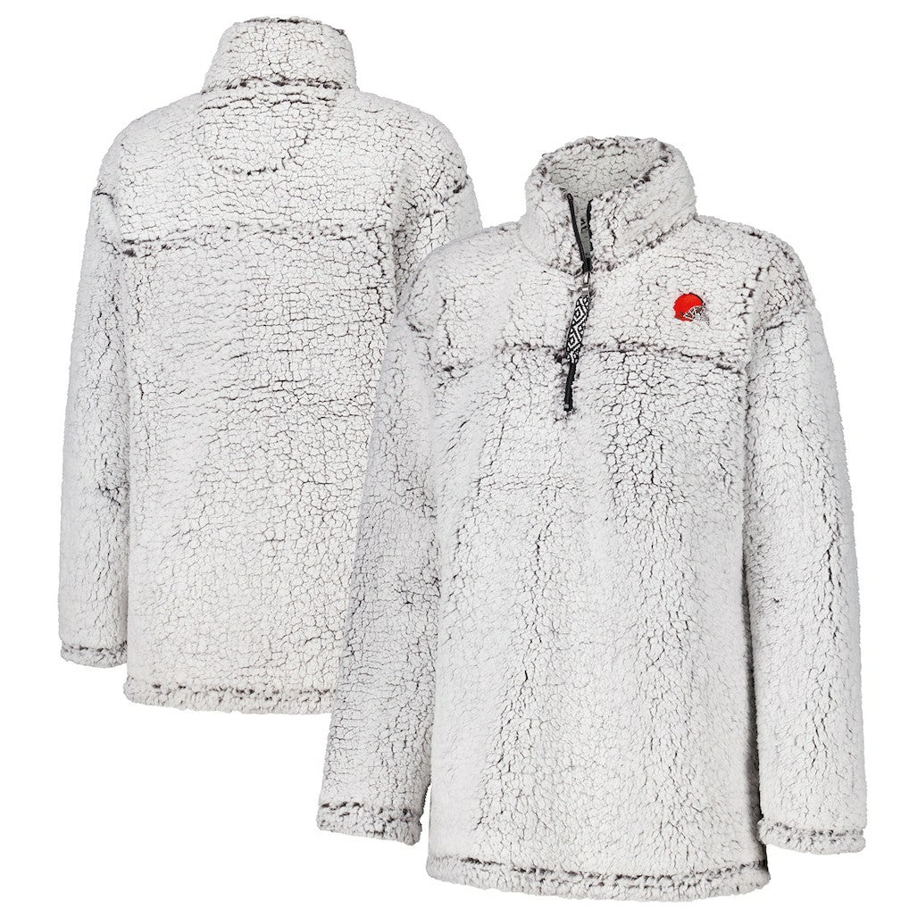 G-III 4Her by Carl Banks Women's Sherpa Full-Zip Jacket - Cleveland Browns