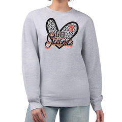 MLB San Francisco Giants G-III 4Her by Carl Banks Women's Leopard Heart Pullover Sweatshirt