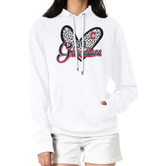 MLB Cleveland Guardians G-III 4Her by Carl Banks Women's Leopard Heart Pullover Hoodie