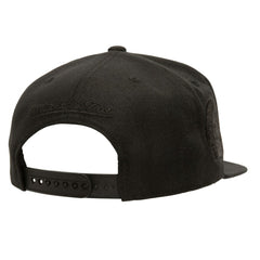 NHL Black Boston Bruins Mitchell & Ness Soul Strike Pearl Tonal Snapback Hat