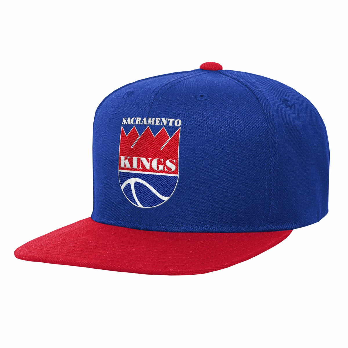 NBA Sacramento Kings Youth Team Logo Two-Tone Flatbrim Snapback Hat