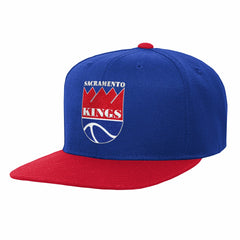 NBA Sacramento Kings Youth Team Logo Two-Tone Flatbrim Snapback Hat