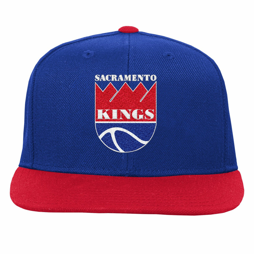 NBA Sacramento Kings Youth Team Logo Two-Tone Flatbrim Snapback Hat