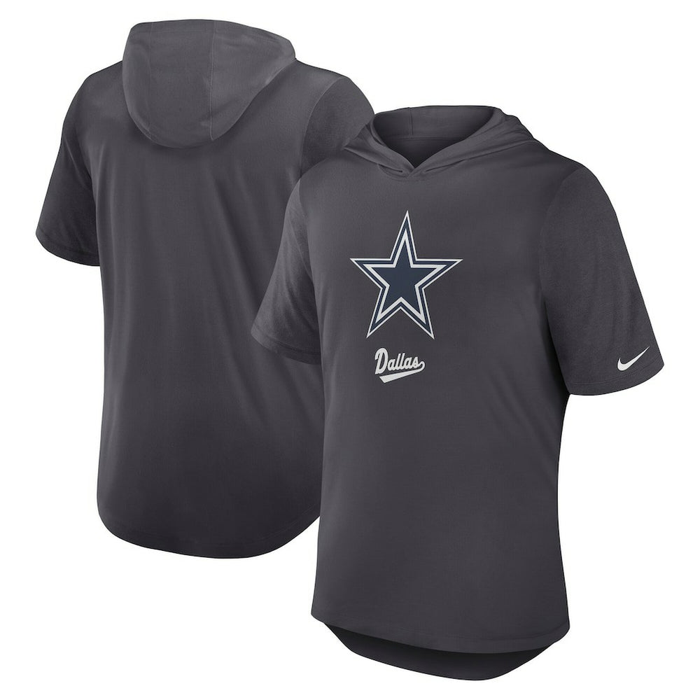 Tri-Blend Performance Hoodie T-Shirt - Dallas Cowboys