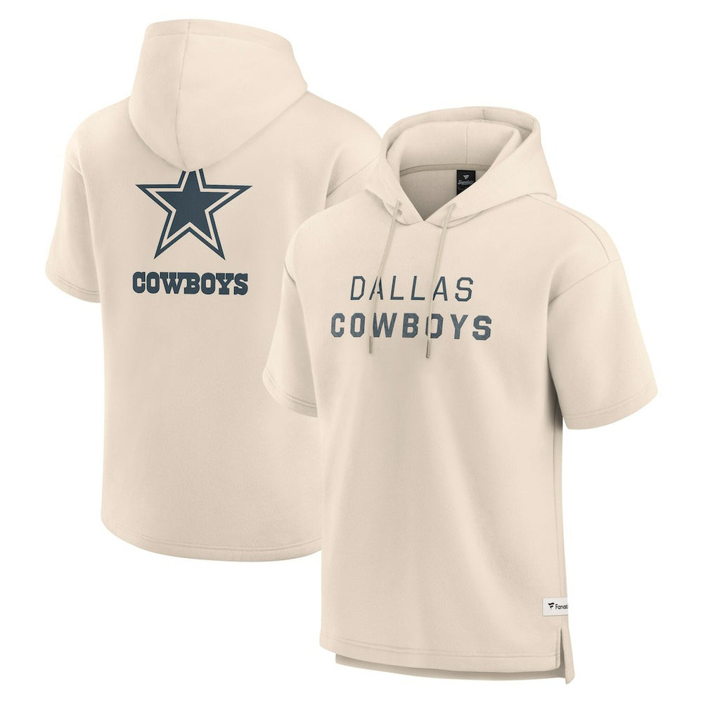 Elements Future Ground Lettering Short Sleeve Pullover Hoodie - Dallas Cowboys