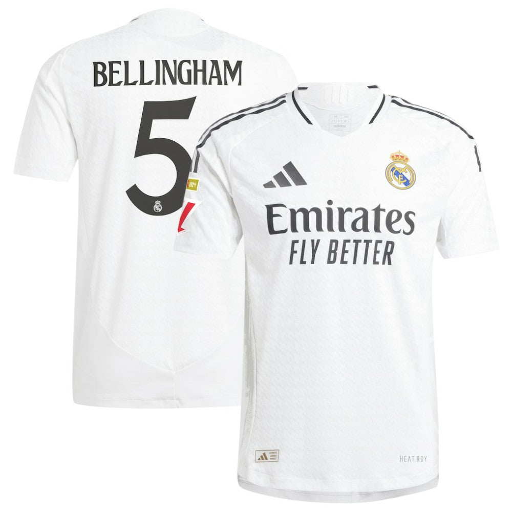Jude Bellingham Real Madrid 2024/25 Home Player Jersey - Adidas White