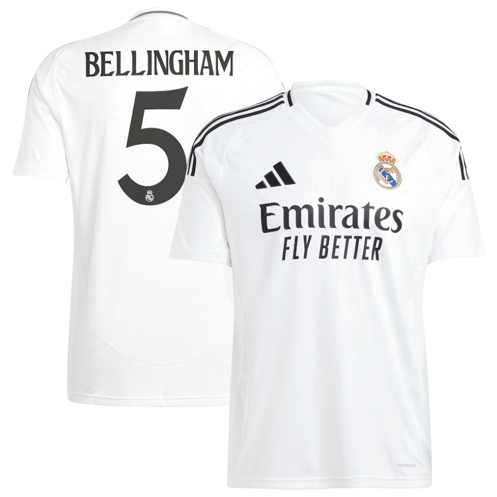 Jude Bellingham Real Madrid 2024/25 Home Replica Player Jersey - Adidas White