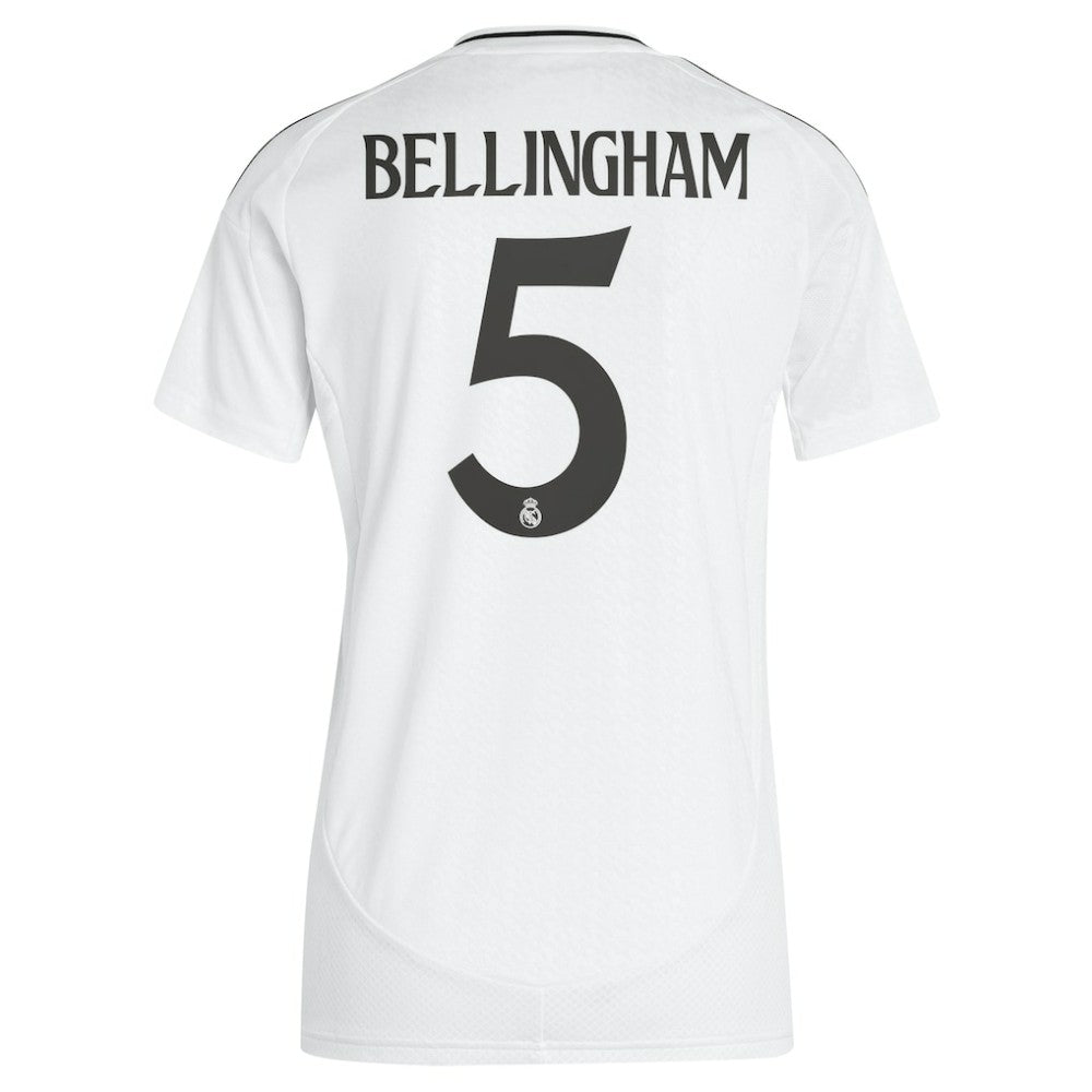 Jude Bellingham Real Madrid Women's 2024/25 Home Replica Player Jersey - Adidas White