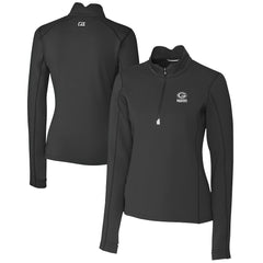 Cutter & Buck Women's Traverse Stretch DryTec Quarter-Zip Top - Green Bay Packers