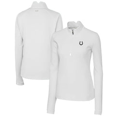 Cutter & Buck Women's Traverse Stretch DryTec Quarter-Zip Top - Indianapolis Colts