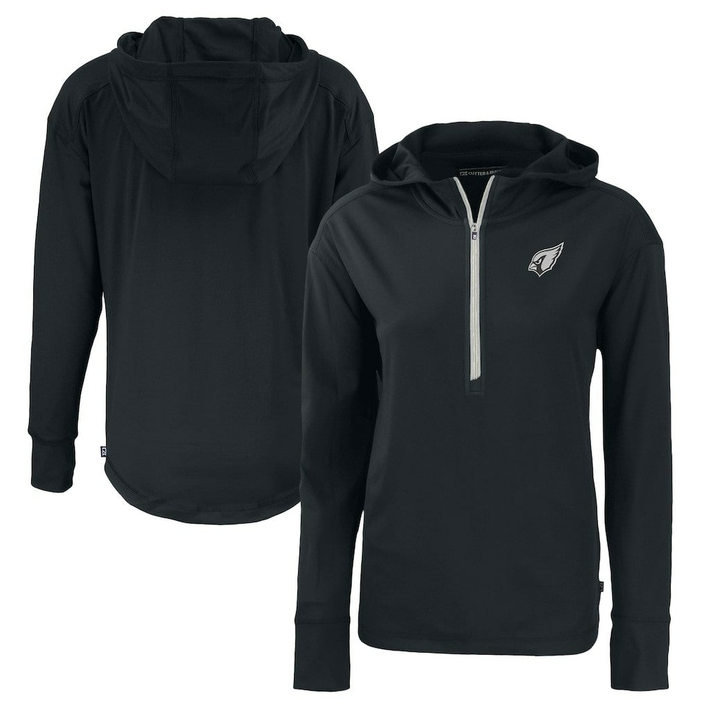 Cutter & Buck Women's Daybreak Eco Recycled Half-Zip Hoodie - Arizona Cardinals