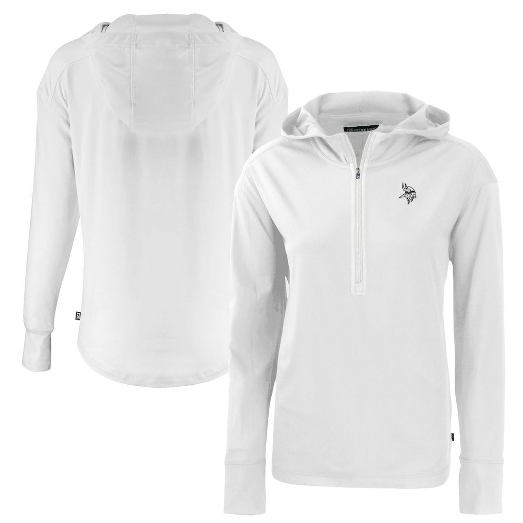 Cutter & Buck Women's Daybreak Eco Recycled Half-Zip Hoodie - Minnesota Vikings