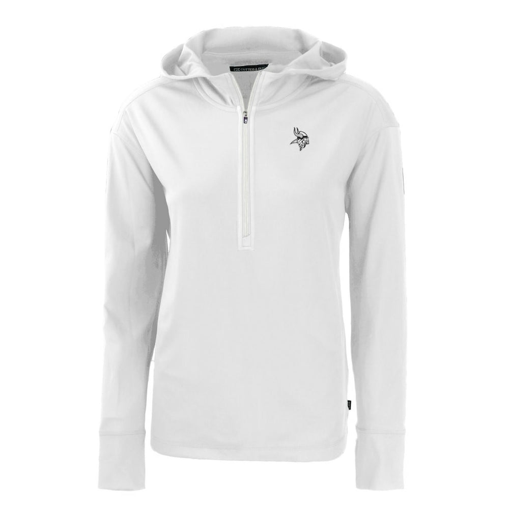 Cutter & Buck Women's Daybreak Eco Recycled Half-Zip Hoodie - Minnesota Vikings