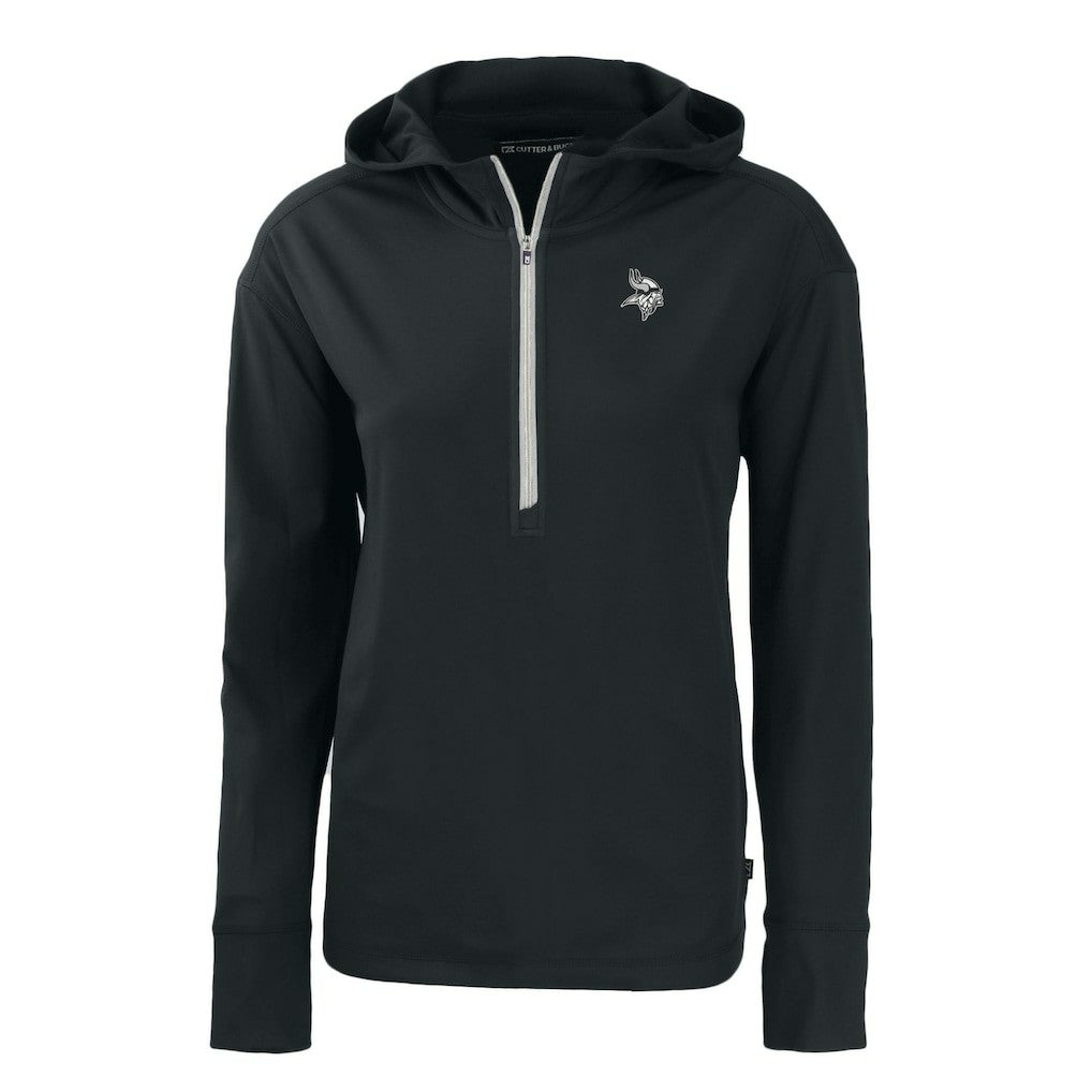 Cutter & Buck Women's Daybreak Eco Recycled Half-Zip Hoodie - Minnesota Vikings
