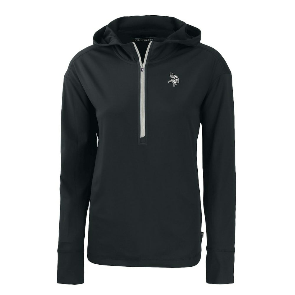 Cutter & Buck Women's Daybreak Eco Recycled Half-Zip Hoodie - Minnesota Vikings