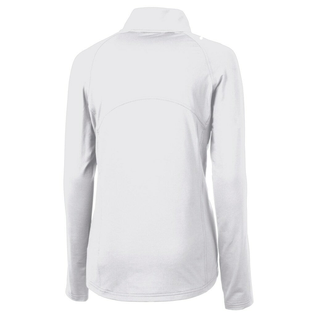 Cutter & Buck Women's Adapt Eco Knit Stretch Recycled Half-Zip Pullover Top - Minnesota Vikings