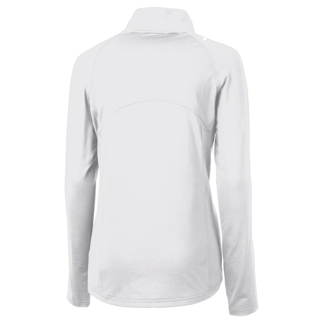 Cutter & Buck Women's Adapt Eco Knit Stretch Recycled Raglan Half-Zip Top - Jacksonville Jaguars