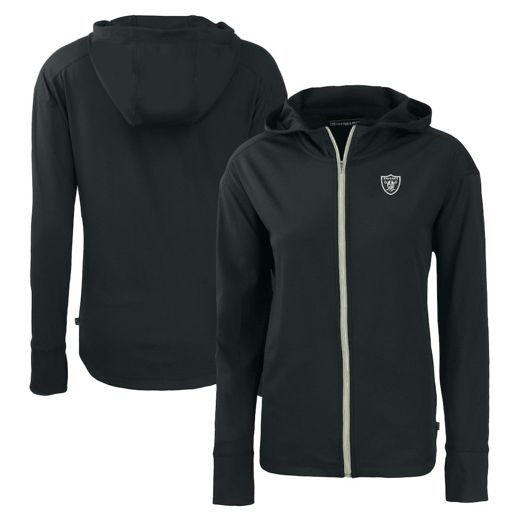 Cutter & Buck Women's Daybreak Eco Recycled Full-Zip Hoodie - Las Vegas Raiders