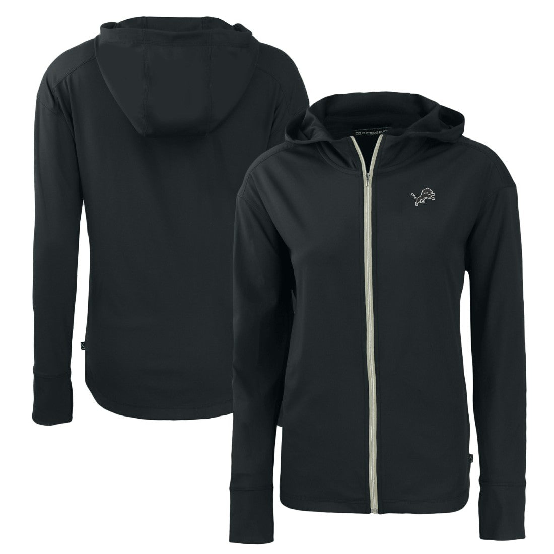 Cutter & Buck Women's Daybreak Eco Recycled Full-Zip Hoodie - Detroit Lions