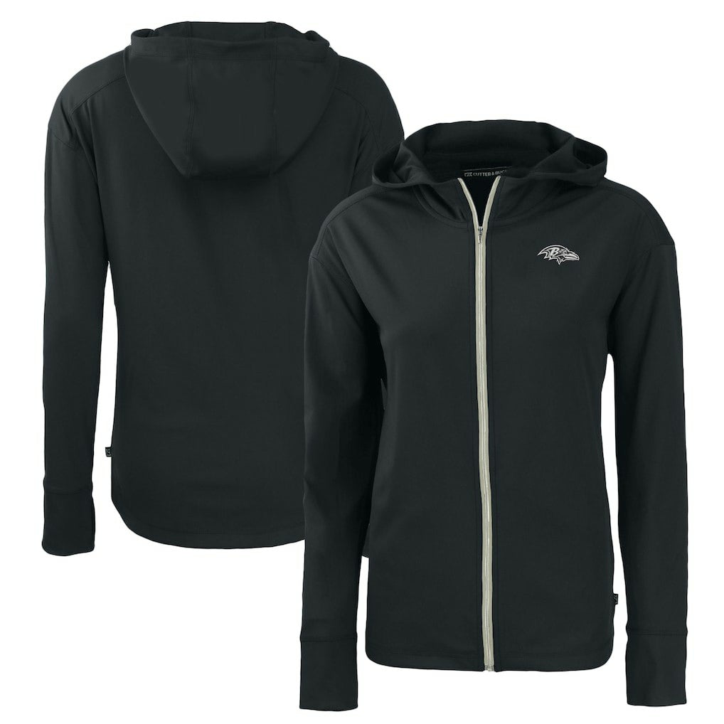 Cutter & Buck Women's Daybreak Eco Recycled Full-Zip Hoodie - Baltimore Ravens