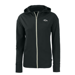 Cutter & Buck Women's Daybreak Eco Recycled Full-Zip Hoodie - Baltimore Ravens