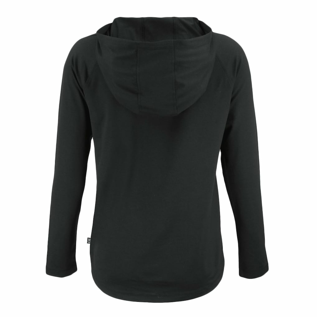 Cutter & Buck Women's Coastline Epic Comfort Eco Recycled Long Sleeve Hoodie T-Shirt - Kansas City Chiefs