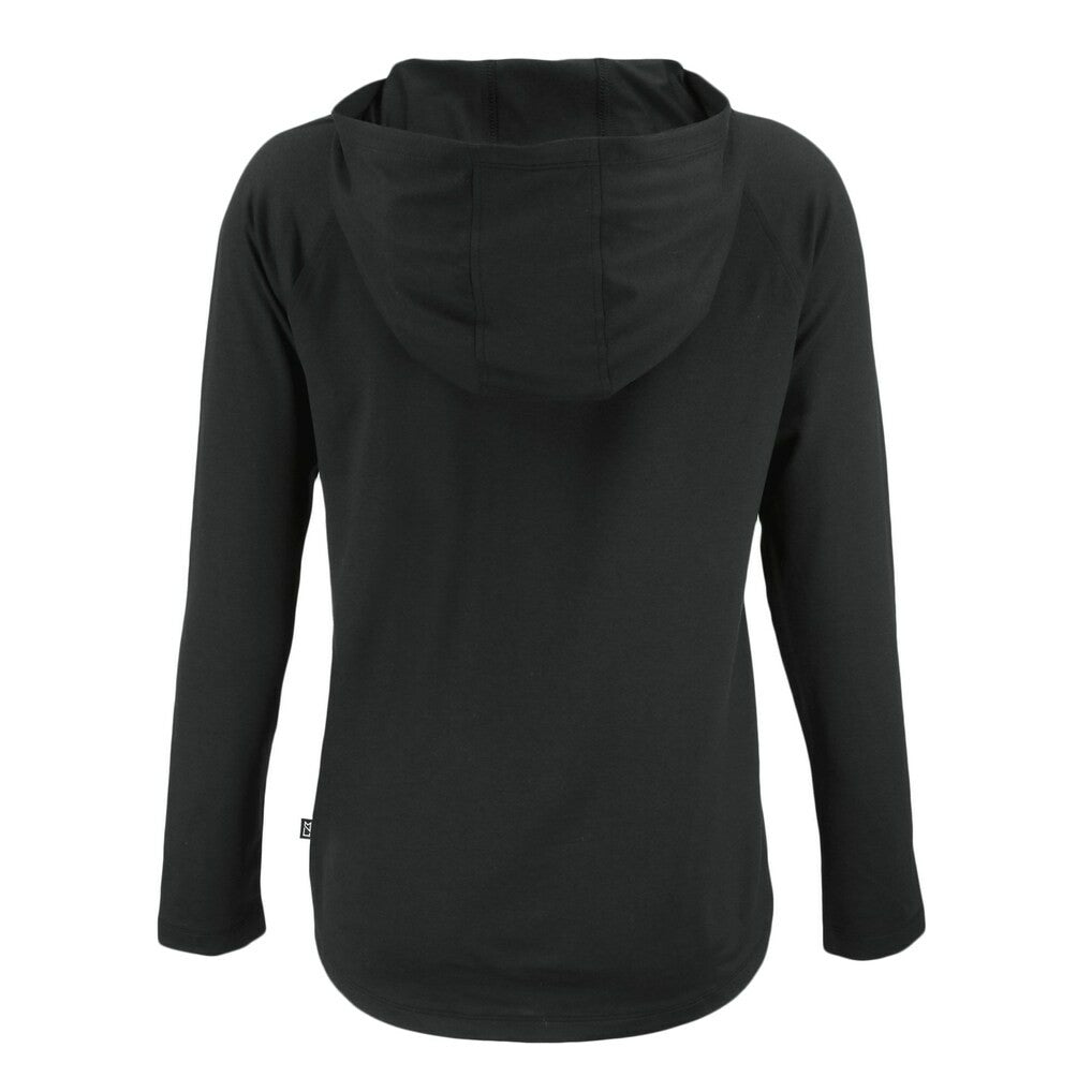 Cutter & Buck Women's Coastline Epic Comfort Eco Recycled Long Sleeve Hoodie T-Shirt - Green Bay Packers