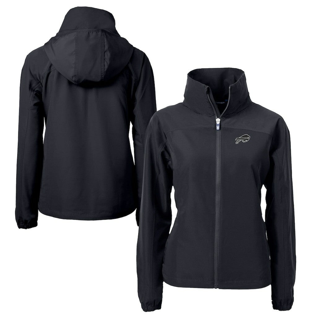 Cutter & Buck Women's Charter Eco Recycled Full-Zip Hoodie Jacket - Buffalo Bills