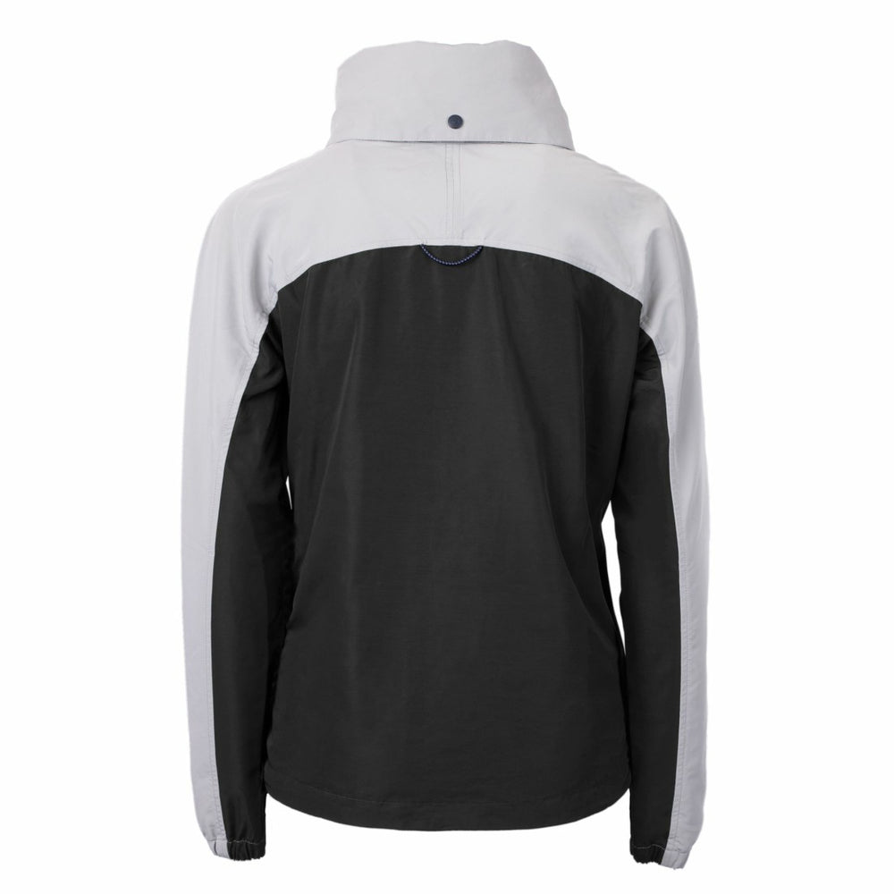 Cutter & Buck Women's Charter Eco Recycled Half-Zip Hoodie Anorak Jacket - Detroit Lions