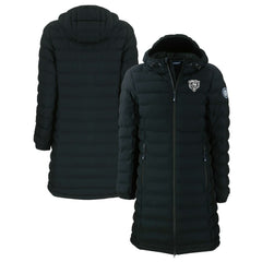 Cutter & Buck Women's Mission Ridge Repreve Eco Insulated Full-Zip Hoodie Long Puffer Jacket - Chicago Bears
