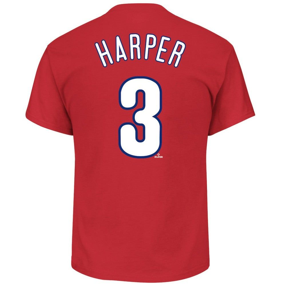 MLB Bryce Harper Philadelphia Phillies Fanatics Big & Tall Name & Number T-Shirt