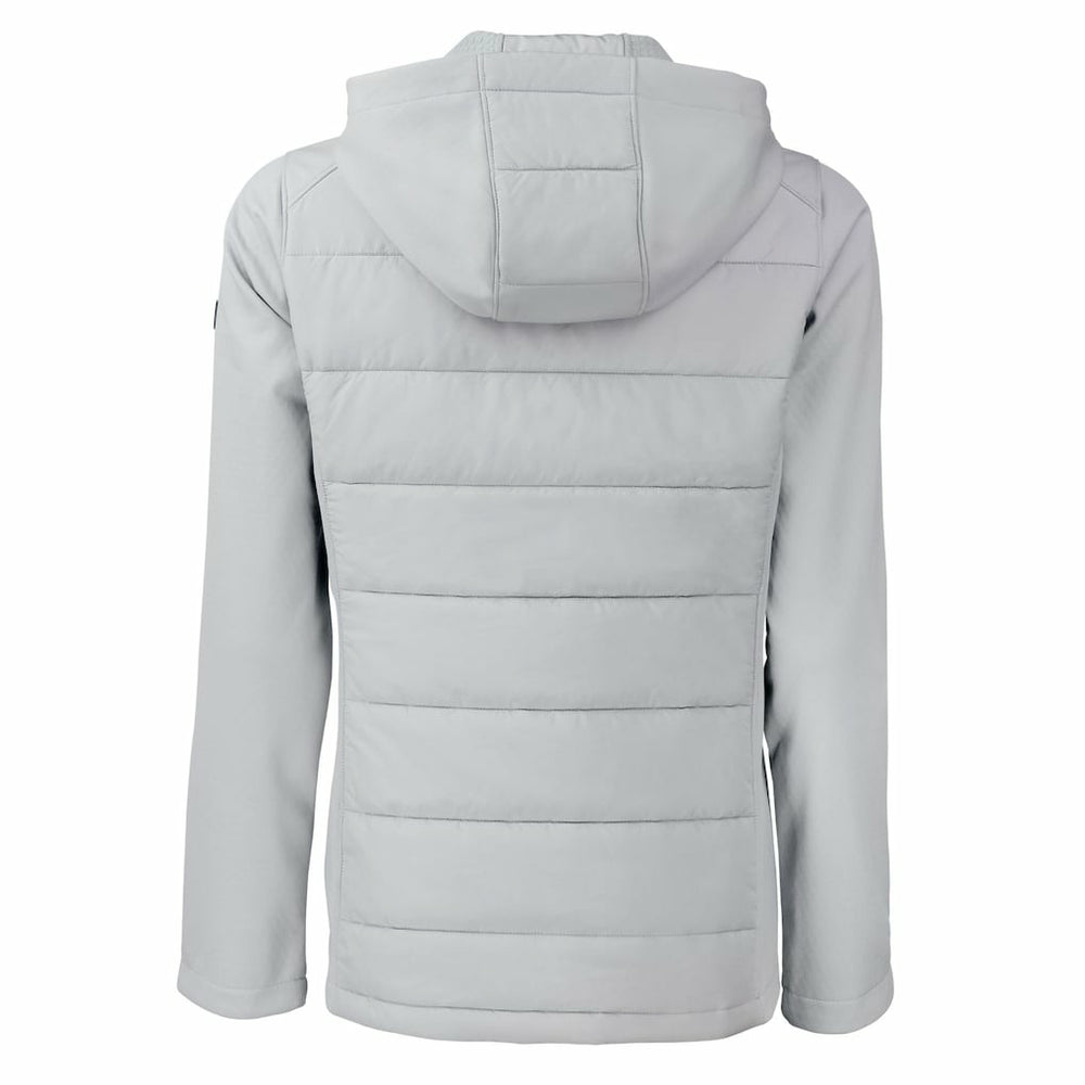 Cutter & Buck Women's Evoke Hybrid Eco Softshell Recycled Full-Zip Hoodie Jacket - Philadelphia Eagles