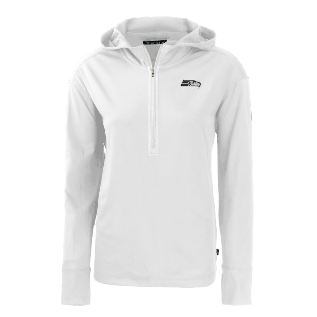 Cutter & Buck Women's Daybreak Eco Recycled Half-Zip Hoodie - Seattle Seahawks