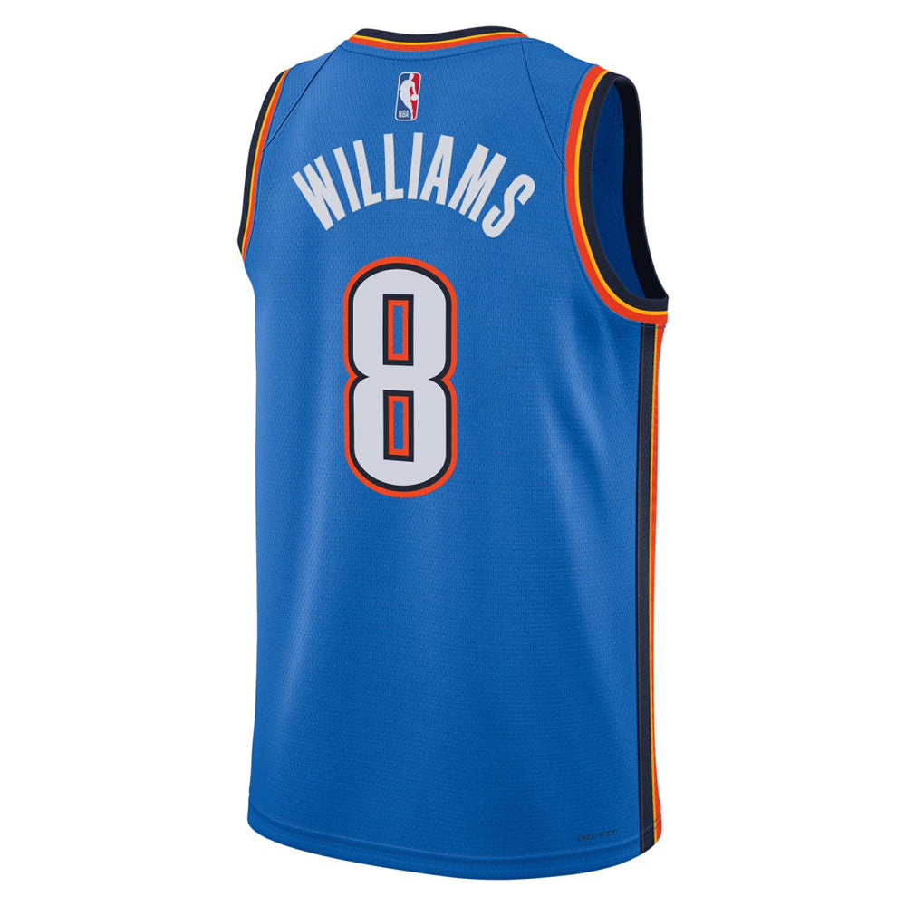 NBA Jalen Williams Oklahoma City Thunder Unisex Swingman Replica Jersey