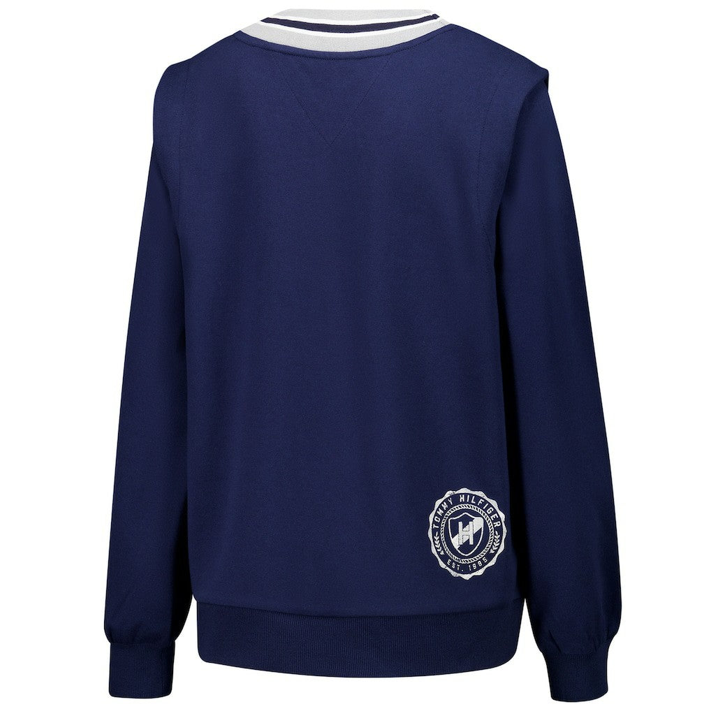 Tommy Hilfiger Women's Alice V-Neck Pullover Sweatshirt - Dallas Cowboys
