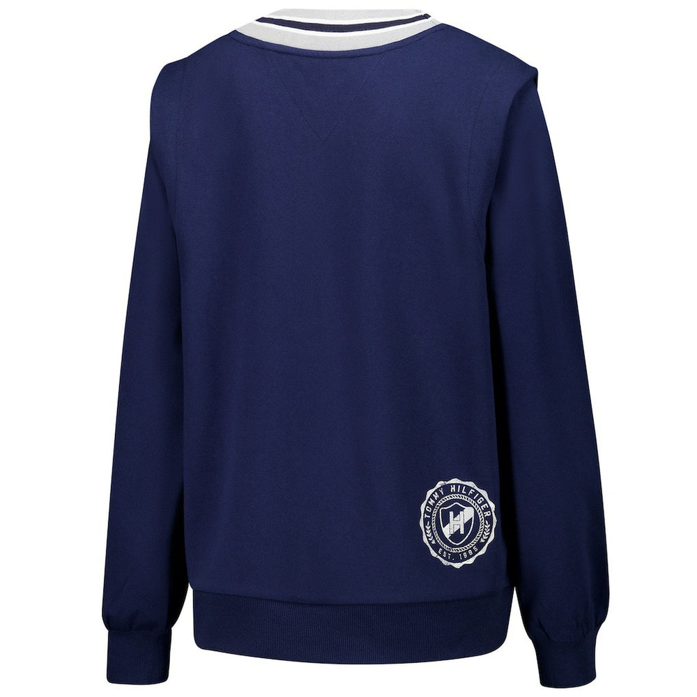 Tommy Hilfiger Women's Alice V-Neck Pullover Sweatshirt - Dallas Cowboys