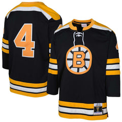 NHL Black Bobby Orr Boston Bruins Mitchell & Ness Youth  Power Play Player Jersey
