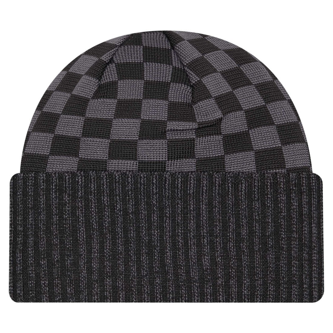 Checkered Cuffed Knit Hat - New York Jets