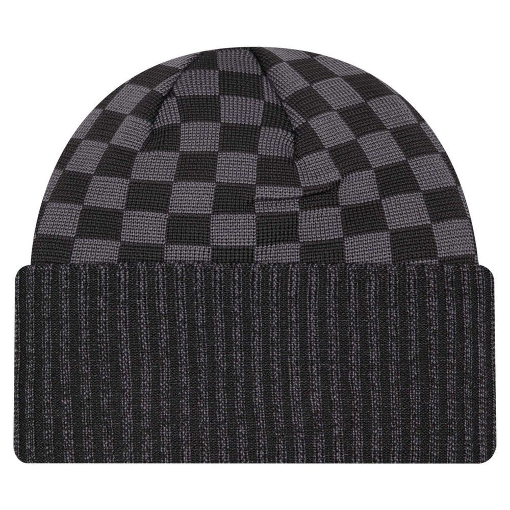 Checkered Cuffed Knit Hat - New York Jets