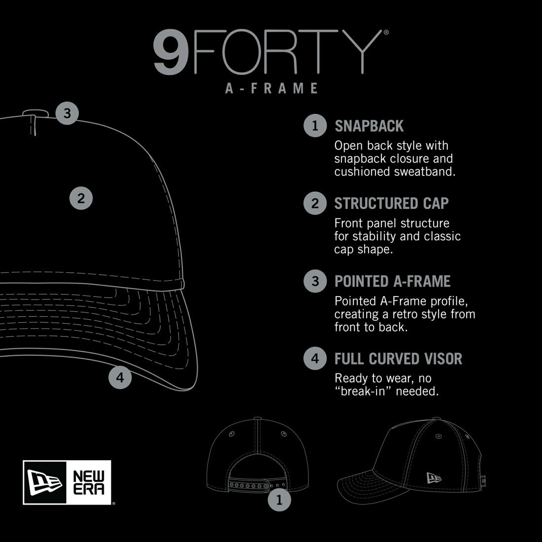 Mystic 9FORTY A-Frame Adjustable Hat - Tennessee Titans