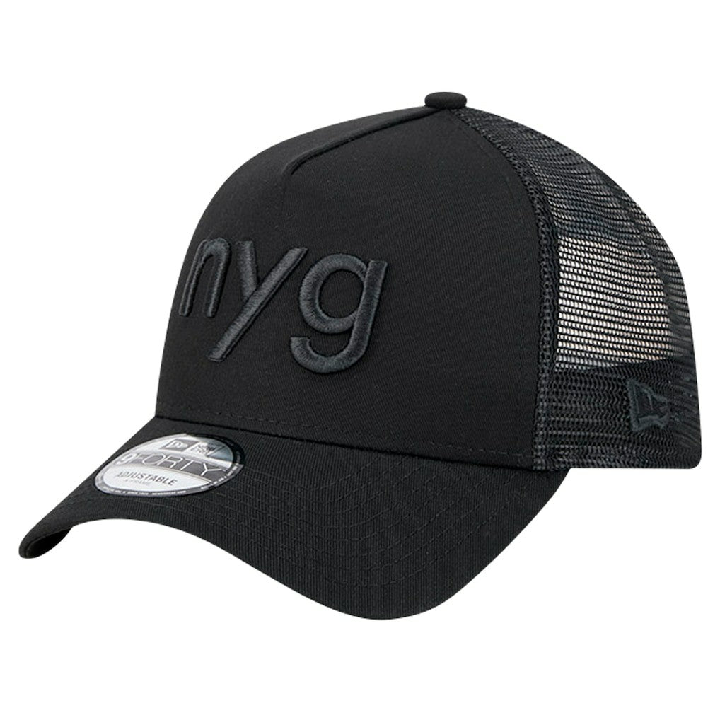 Domain 9FORTY A-Frame Trucker Adjustable Hat - New York Giants