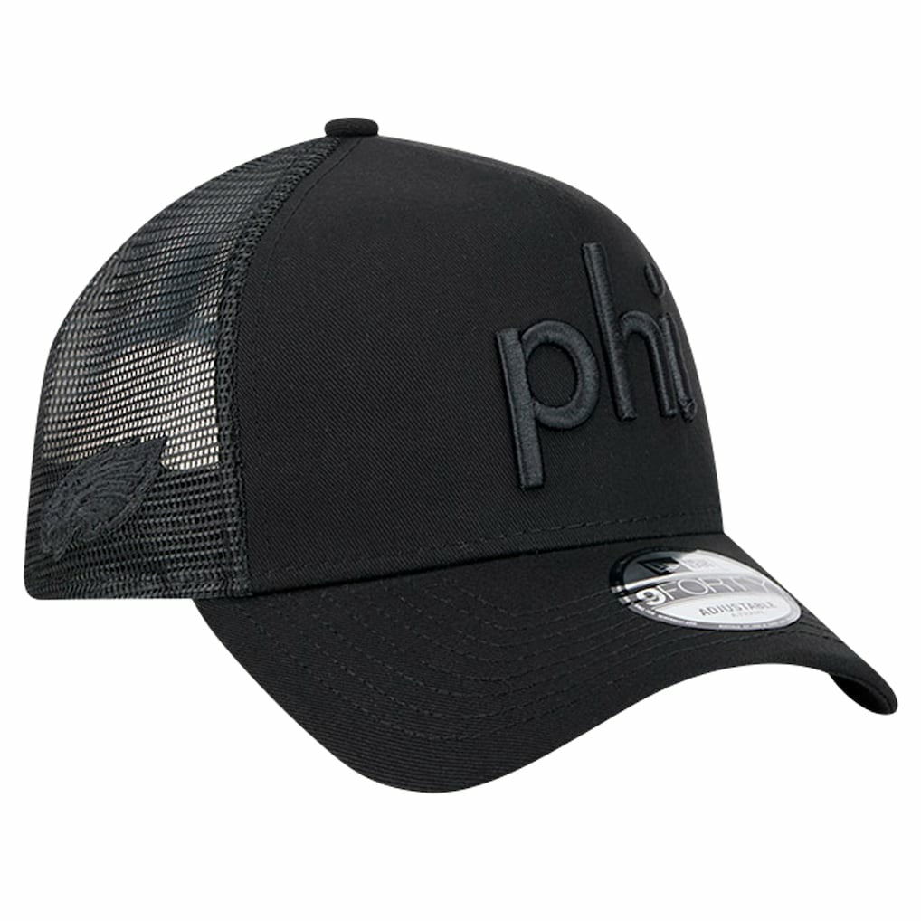 Domain 9FORTY A-Frame Trucker Adjustable Hat - Philadelphia Eagles