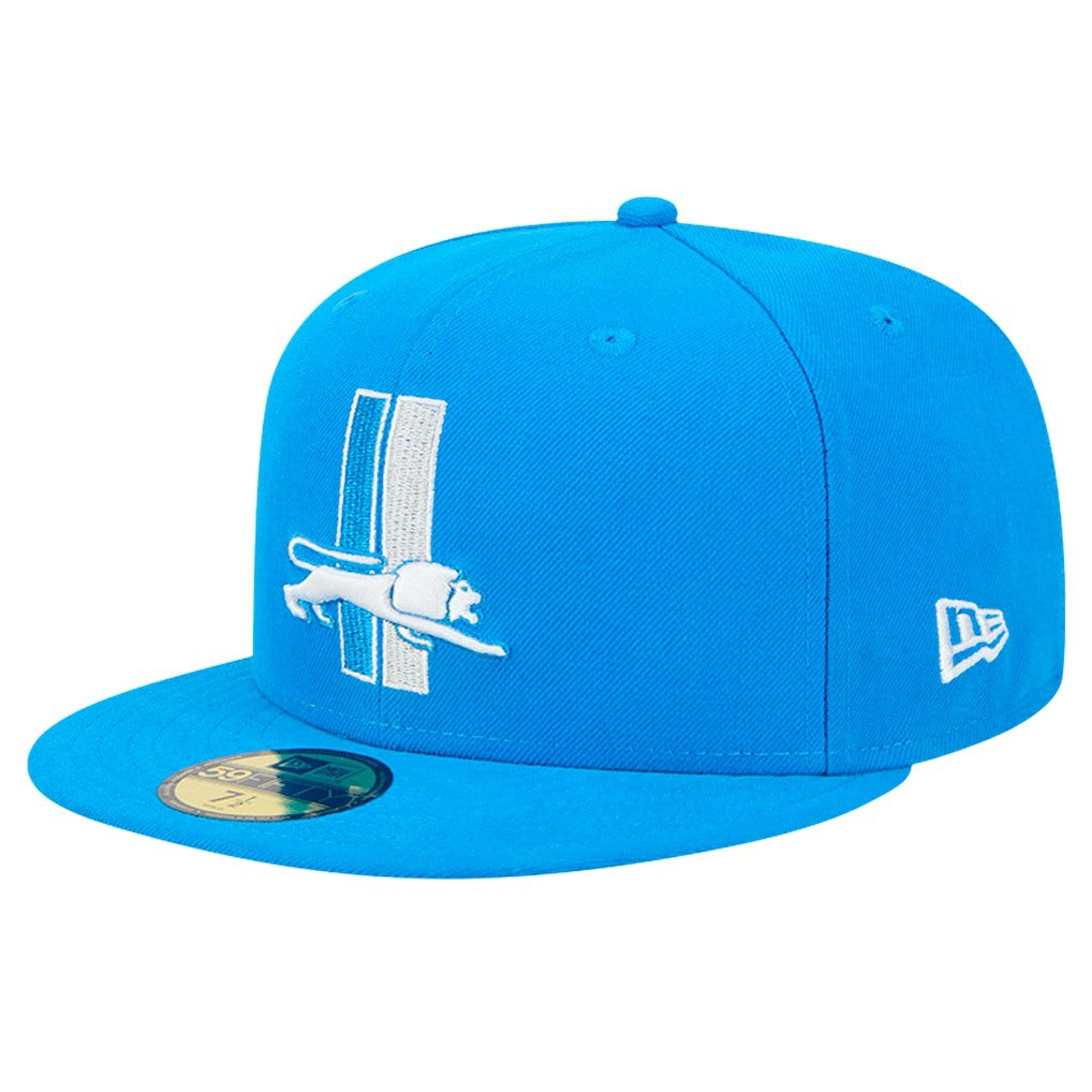 Omaha Throwback 59FIFTY Fitted Hat - Detroit Lions