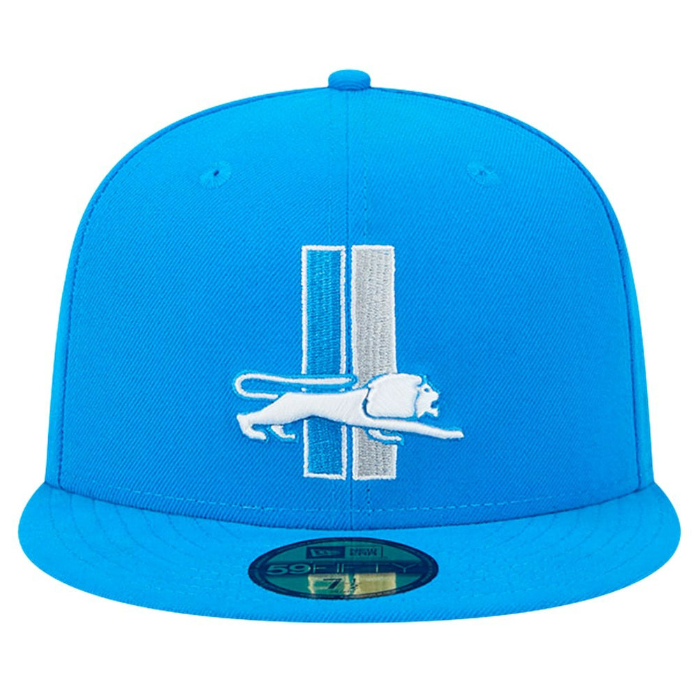 Omaha Throwback 59FIFTY Fitted Hat - Detroit Lions