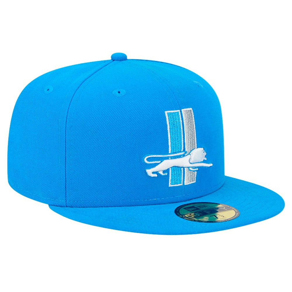 Omaha Throwback 59FIFTY Fitted Hat - Detroit Lions