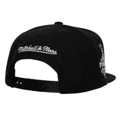 NHL Black Boston Bruins Mitchell & Ness Core Top Spot Snapback Hat