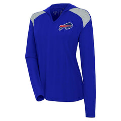 Antigua Women's Opulent Long Sleeve Hoodie T-Shirt - Buffalo Bills